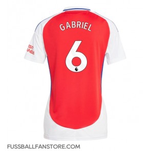 Arsenal Gabriel Magalhaes #6 Replik Heimtrikot Damen 2024-25 Kurzarm